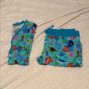 Women’s little sleepies Disney Pixar finding Nemo pajamas set